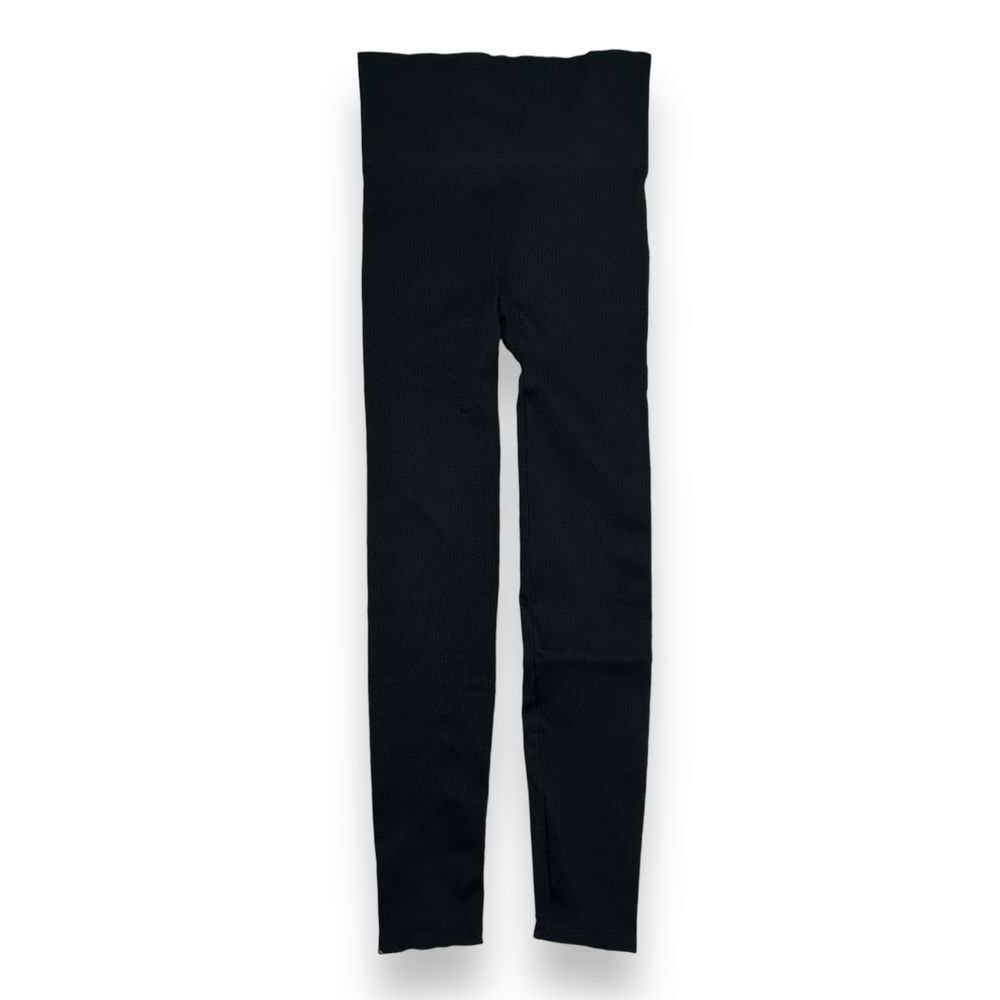 EUC SPANX Look at me Leggings Shapewear‎ Womens Large Black